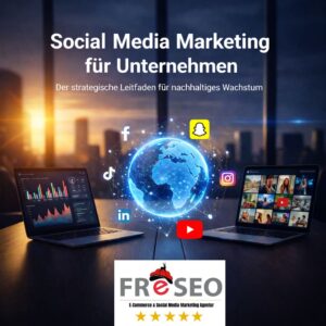 Optimieren Sie Ihr Wachstum mit Social Media Marketing für Unternehmen. Strategien, Tipps zu LinkedIn & Instagram und Performance-Hacks von den Experten bei freseo.de.